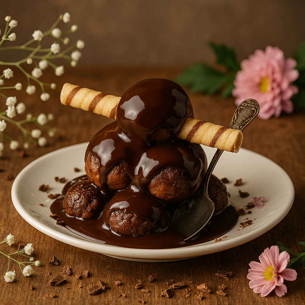 Lezzetli profiterol